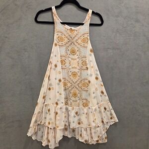 Intimately Free People Asymmetric Midi Dress Womens Size XS Boho Hippy Festival